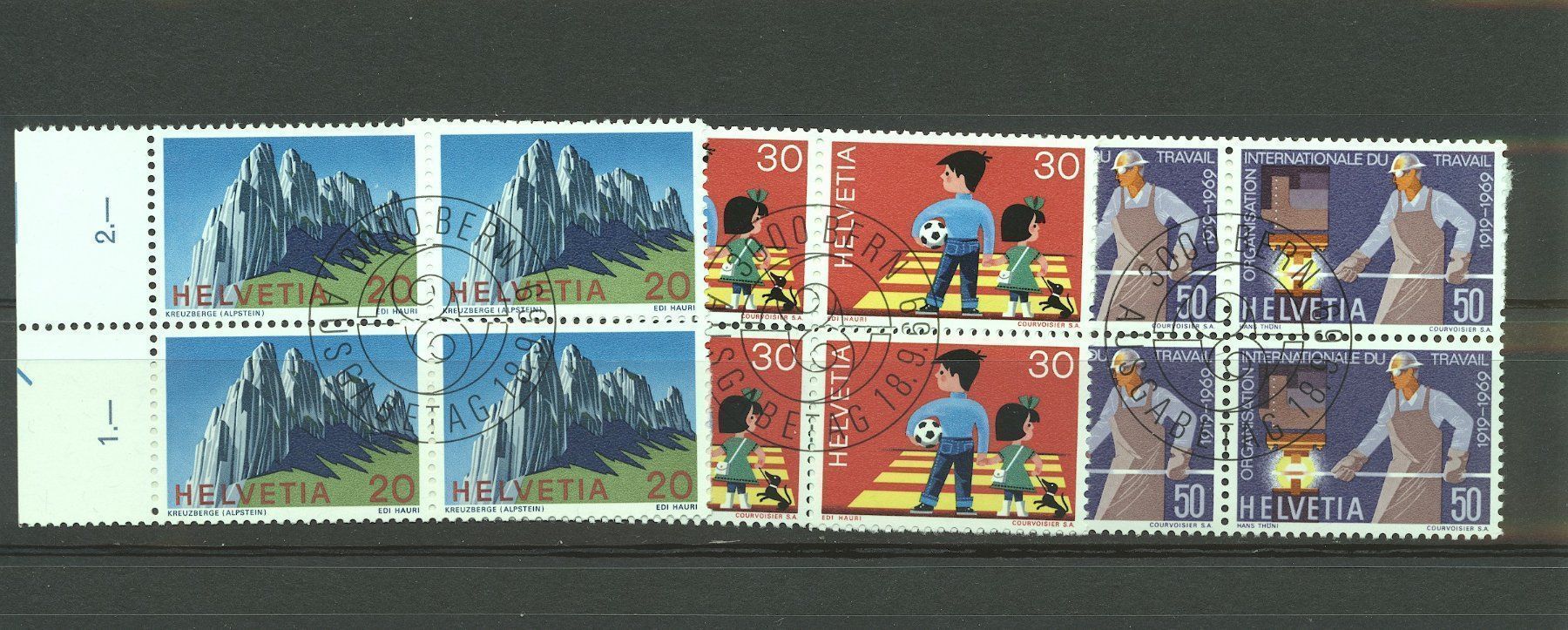 Tutti i francobolli: 1969 Viererblöcke mit ET – Usato da Nesslau venduto da andi_hon 1