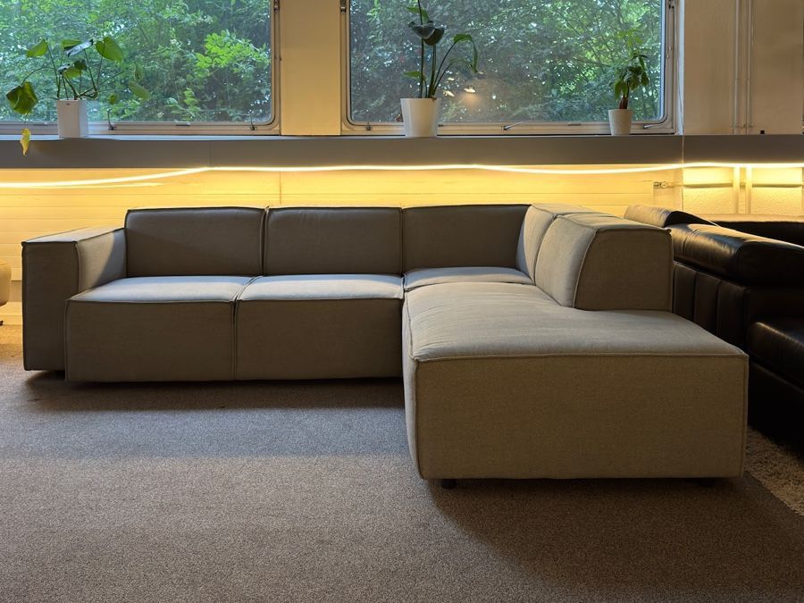 Divani: Ecksofa Hellgrau mit elektro Bettfunktion – Usato da Fehraltorf venduto da Sofalab.swiss 8