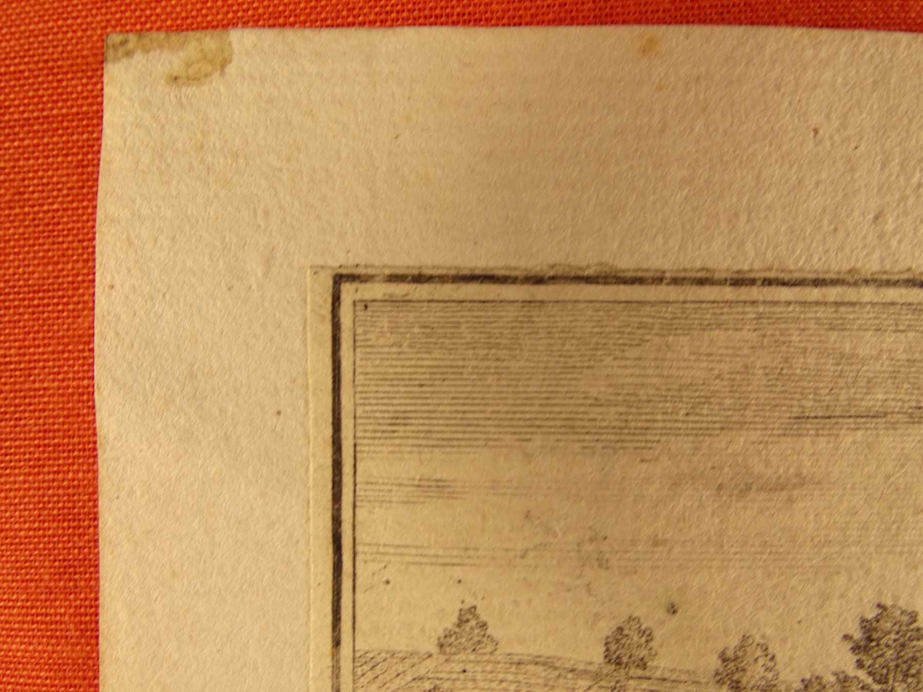 Incisioni: HAUENSTEIN, HOMBURG, KUPFERSTICH 1756 – Usato da Grüningen venduto da Kartensammler 6