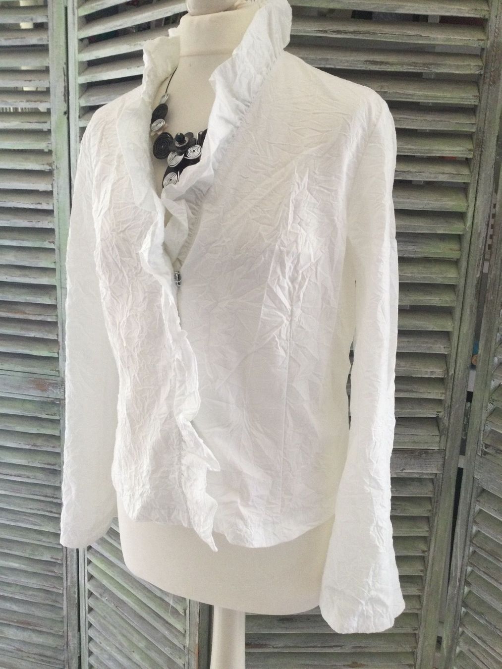 Giacche: Veste blanche à froufrou ORIGINALE new – Nuovo (secondo la descrizione) da Agiez venduto da chouchanelle 2