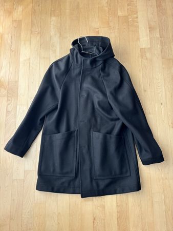 Private White V.C. Black Melton Bell Parka - NEW!