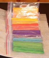 Eisstiele Glacestengel bunt 6 Farben zum Basteln