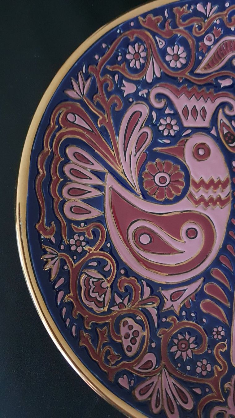 Piatti: sehr schöne Teller hand-made(Keramikteller – Usato da Winterthur venduto da Ywan1 3