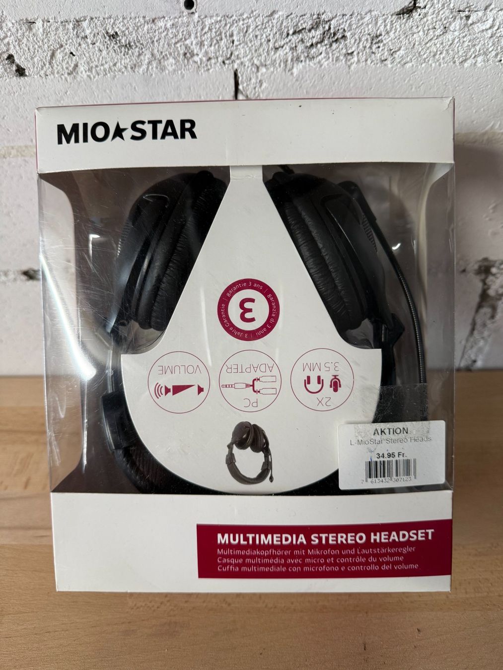 Cuffie: Mio Star Multimedia Stereo Headset – Nuovo e nell'imballaggio originale da Studen BE venduto da jwanko
