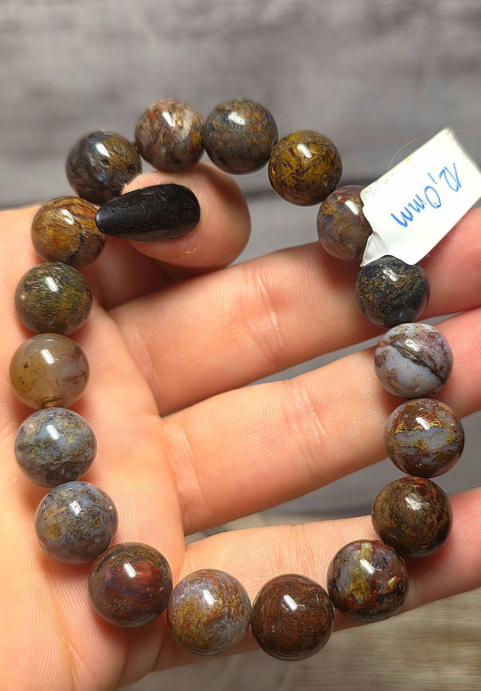 Minerali & Pietre curative: Pietersit Armband D 12mm – Nuovo e nell'imballaggio originale da Matzingen venduto da Shay_Crystalz 1