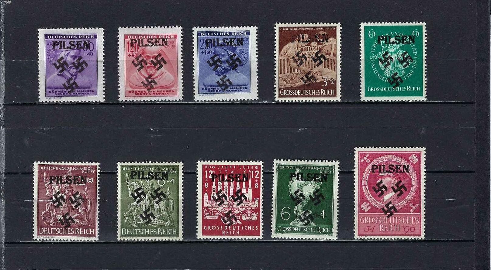 Tutti i francobolli: WKII Besetzung Pilsen ** – Nuovo e nell'imballaggio originale da Altstätten SG venduto da Nandodax