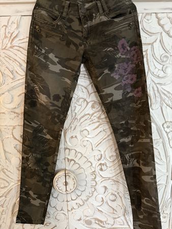 Blue Fire Co. Hose, Armeemuster mit Blumen, Gr. 27