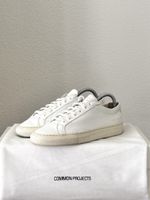 Common Projects made in Italy Leder Schuhe Sneaker Weiss 