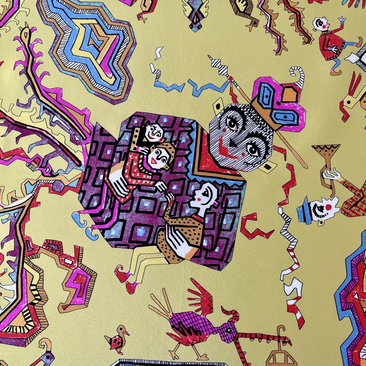 Fabric Frontline Foulard & Sciarpe: FABRIC FRONTLINE New Silk Scarf – Nuovo (secondo la descrizione) da Emmen venduto da Nightingale_2022 6