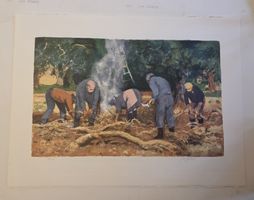 Rolf Gfeller Orig.Farblitografie handsig.  Nr. 76x57cm