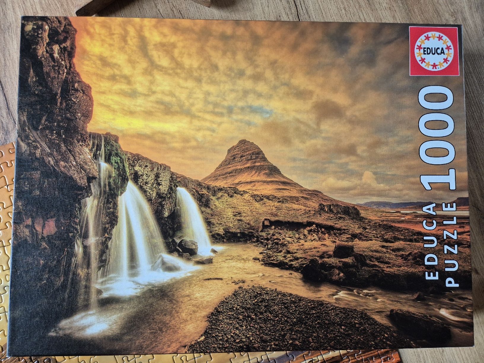 Educa Puzzles: Puzzle Educa 1000 pièces - Cascade Kirkjufellsfoss, Islande – Gebraucht aus Courfaivre von LRolle 1