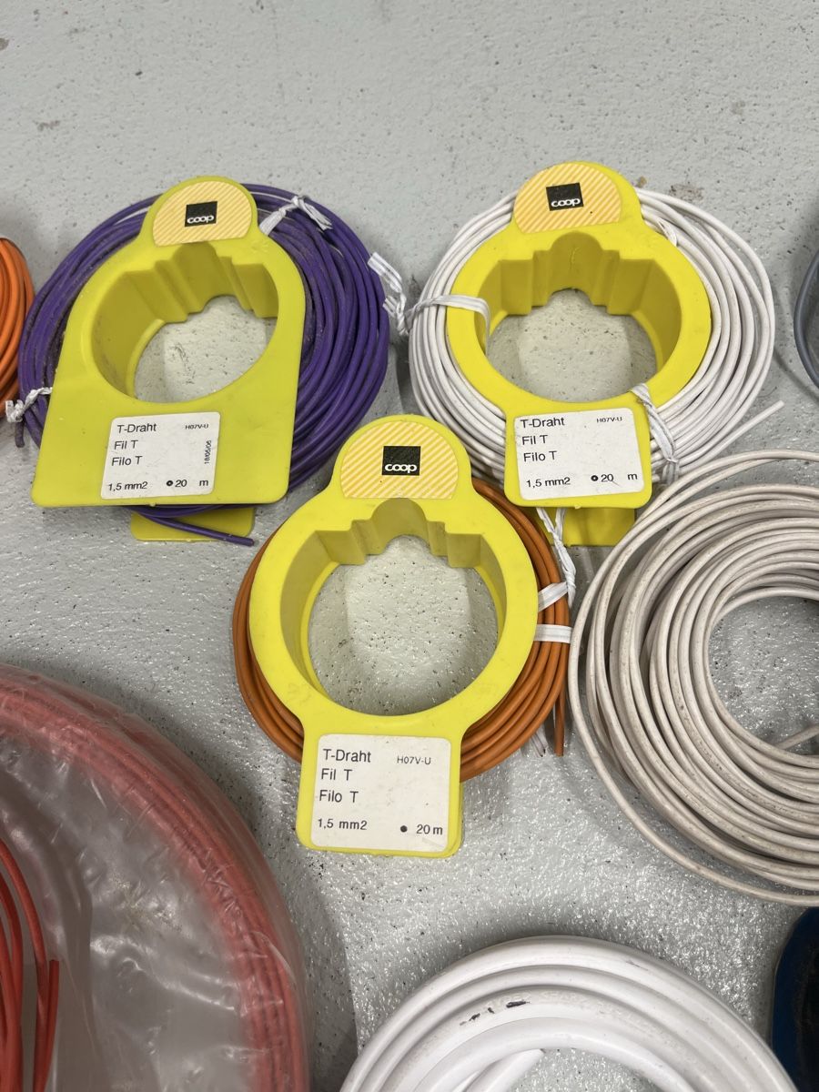 Kabel: Restposten Elektrokabel, Draht, Kupfer – Neu (gemäss Beschreibung) aus Würenlos von KLG_3TBs 4