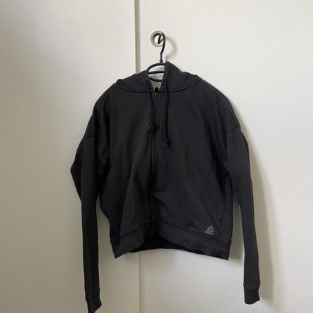 Reebok veste zippée à capuche noir taille M