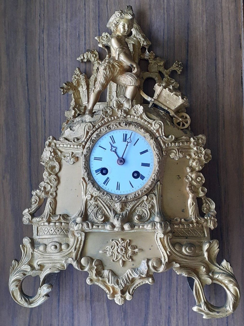 Orologi da terra & Orologi da parete: Kaminuhr Bronze feuervergoldet – Usato da Mörschwil venduto da antiksalon21 8
