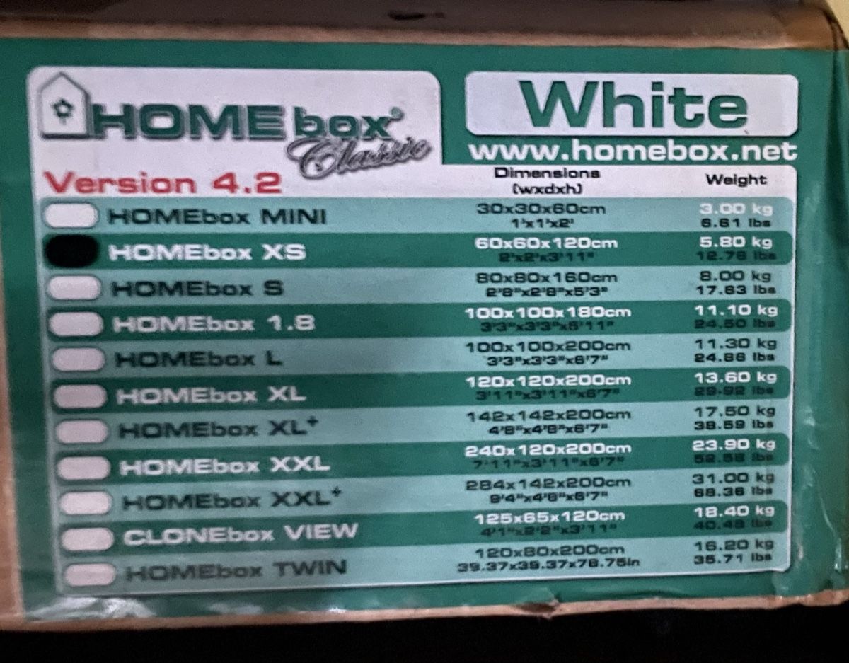 Homebox Altro: White-Homebox, Growbox – Nuovo (secondo la descrizione) da Zürich venduto da SCHIESS-ZH 1