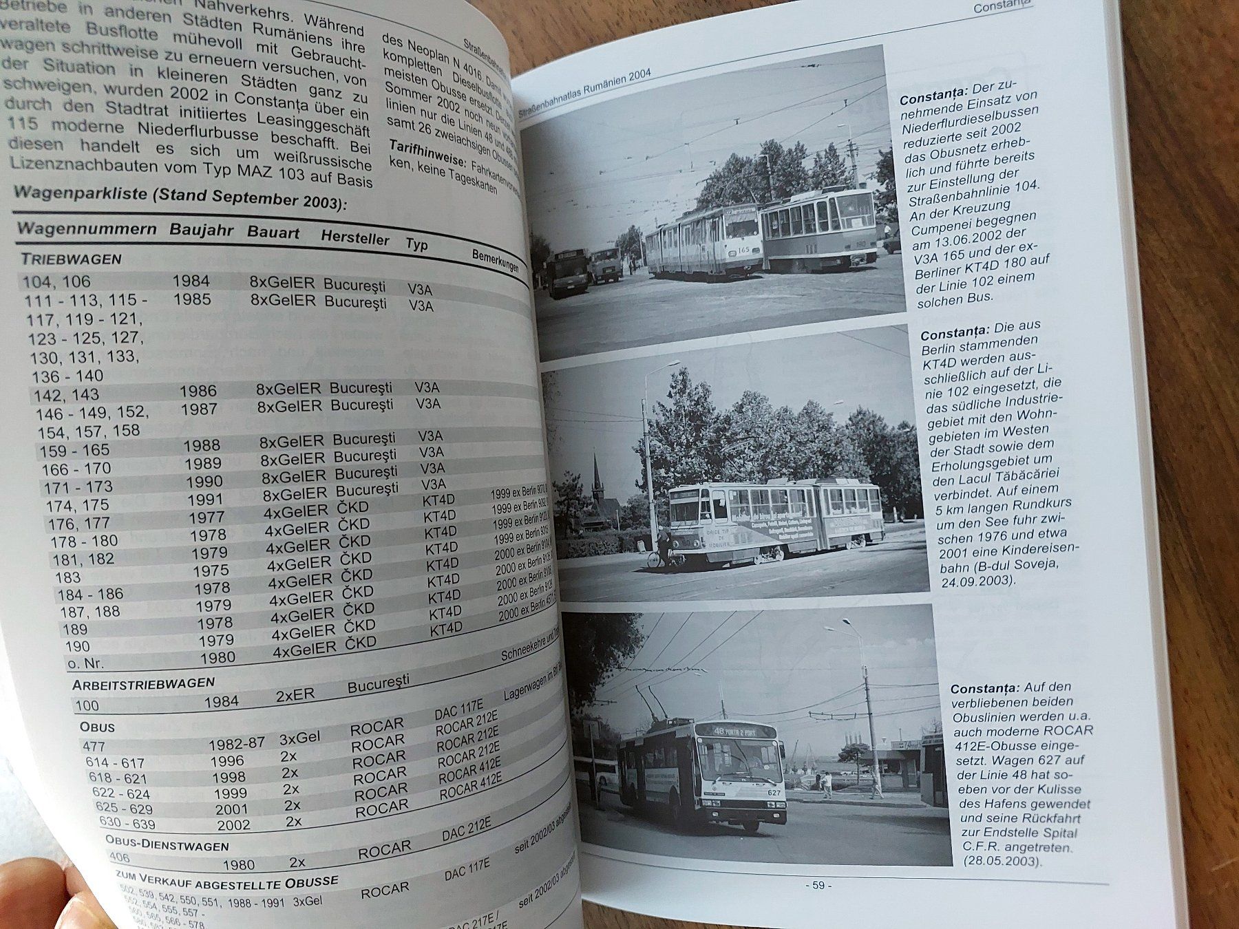 Riviste & Magazine: Strassenbahnatlas Rumänien 2004 – Usato da Schönenwerd venduto da Steidi 6