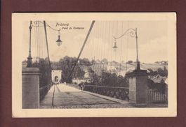 FRIBOURG - Pont du Gotteron - 1909
