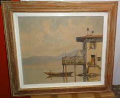 Dardo Gattelli "Casa pescatori a Morcote" (Gemälde/Tableau)