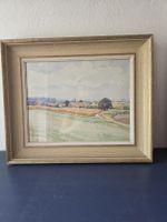 Aquarell Holzmühle bei Hindelbank 1957 gerahmt 37x44, signie