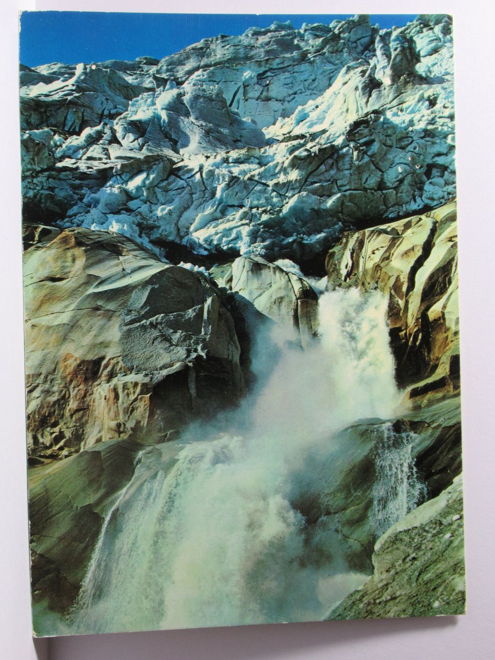 Cartoline postali: Die Quelle der Rhone mit Rhonegletscher 1978 – Usato da Grenchen venduto da Bluemchen1900