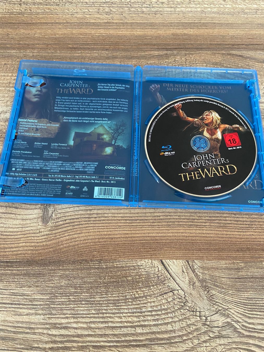Tutti i DVDs: The Ward Blu-ray inTop Zustand! – Usato da Hasle LU venduto da P89erni01 2