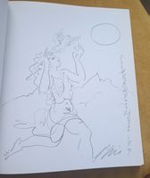 Original Zeichnung von Hans Erni