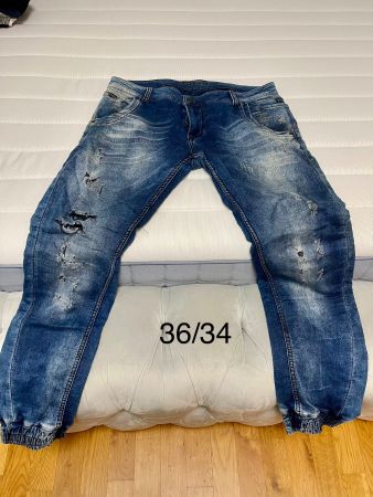 Jeans Gr. 36/34, Denim-Look, ideal für den Übergang!