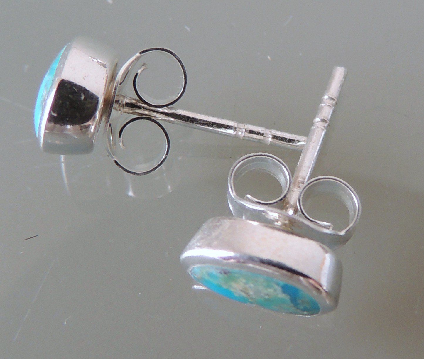 Orecchini pendenti & Orecchini a lobo: Türkis Silber 925 Ohrstecker – Nuovo e nell'imballaggio originale da Waldenburg venduto da schaller707 4