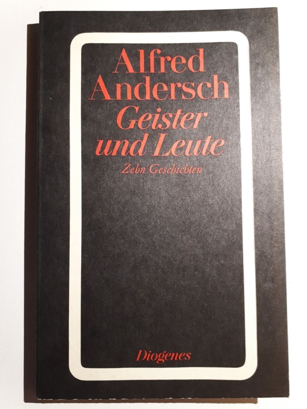 Libri: A. Andersch: Geister und Leute – Usato da Dietikon venduto da Buchantiqdietikon