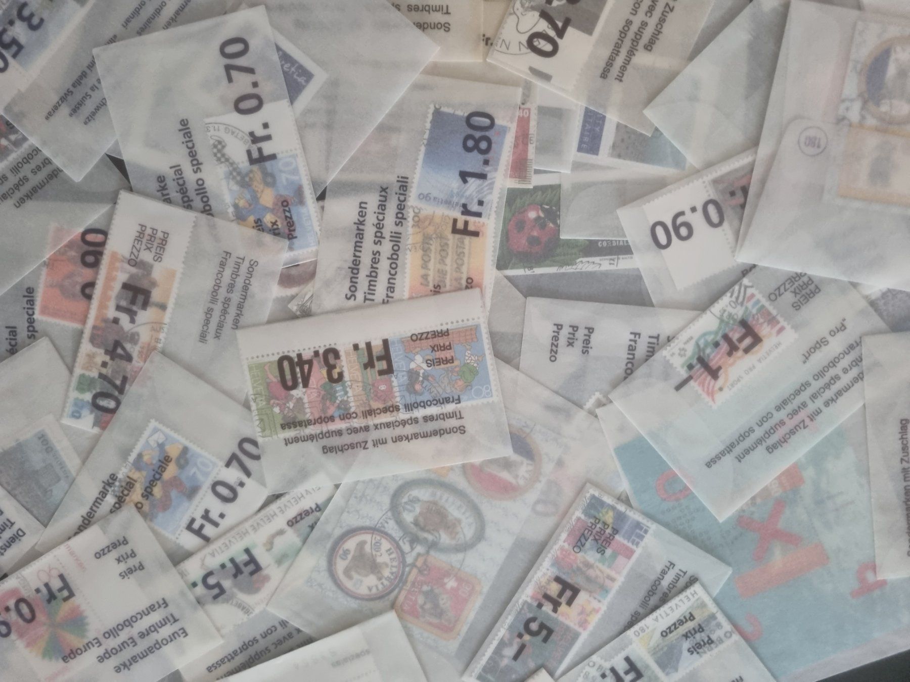 Tous les timbres: ca. 200 Pergamintüten mit CH Aboware – D'occasion à Gümligen par Geniusbuy 3