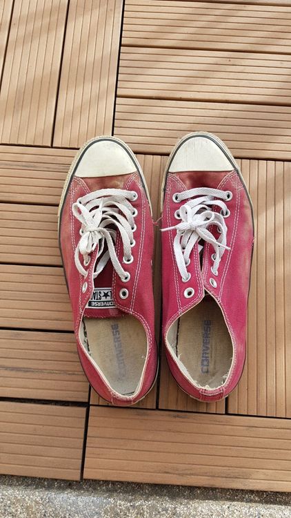 Converse rouge clearance bordeaux