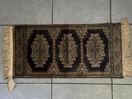 Handgeknüpfter Vintage Wollteppich Läufer Pakistan 31 x 65