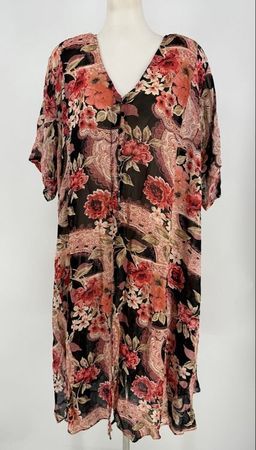 Schönes Sommer-Blumenkleid  58/60