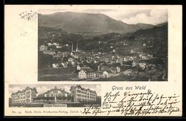 Wald, Lungen Sanatorium, Gesamtansicht m