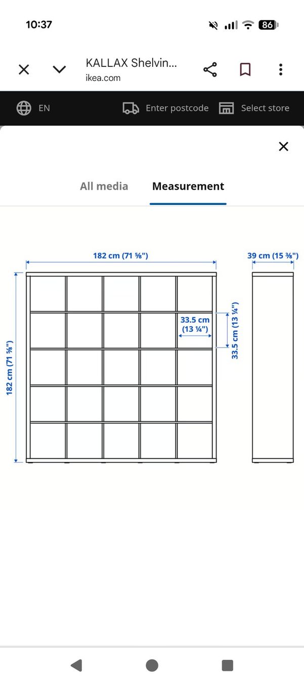 Ikea Scaffali: KALLAX Shelving unit, white, 182x182 cm – Usato da Adliswil venduto da bin_kg6n 2