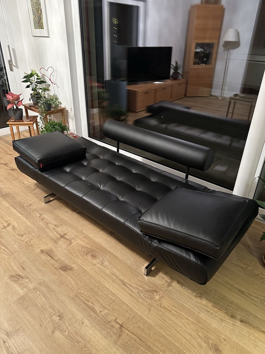 Livique Sofas: Kleines cooles Ledersofa 2er – Gebraucht aus Jonen von Pysch 2