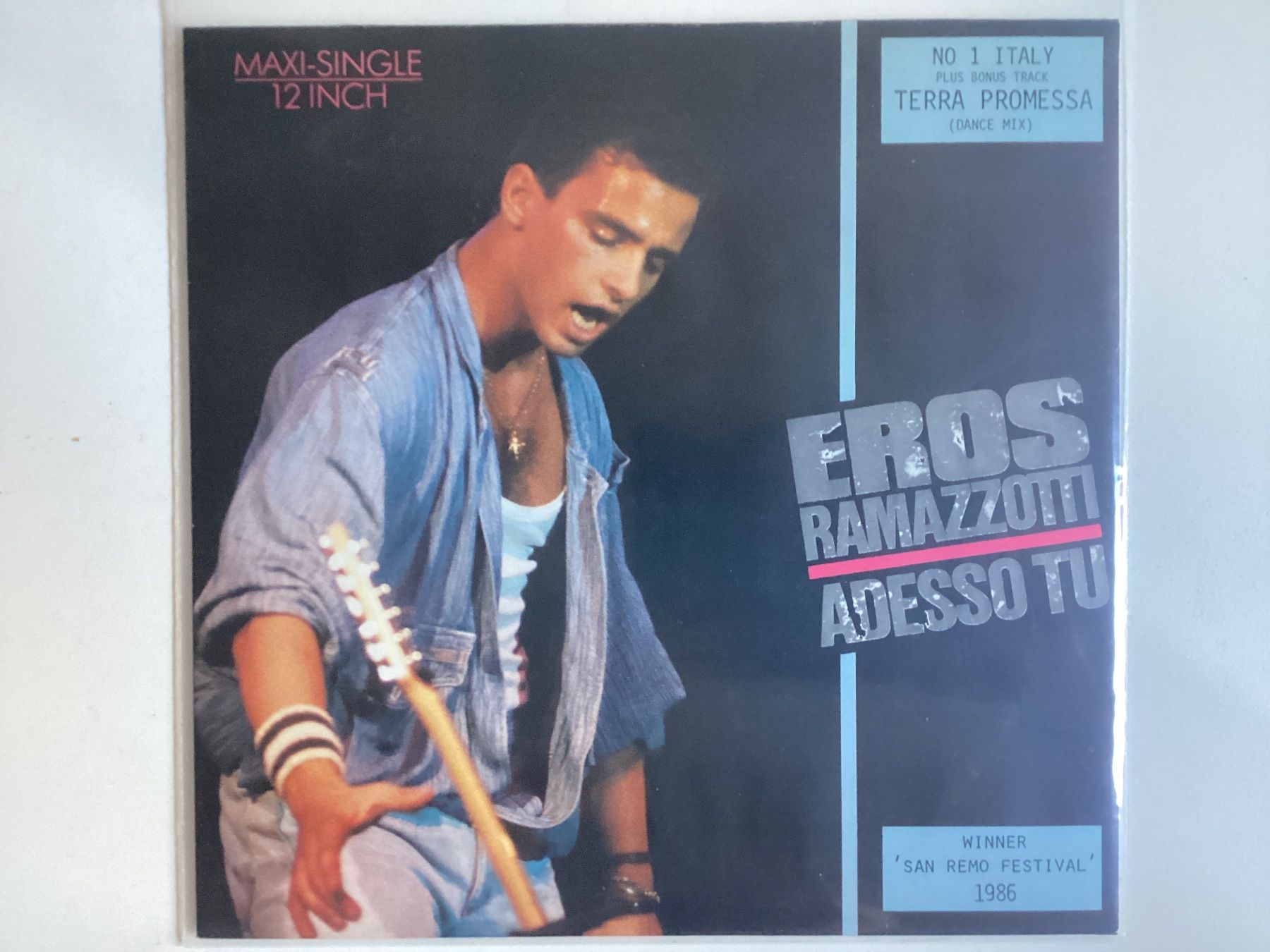Dischi in vinile: Eros Ramazzotti Maxi-Single - Adesso Tu – Usato da Gutenswil venduto da Hamzian