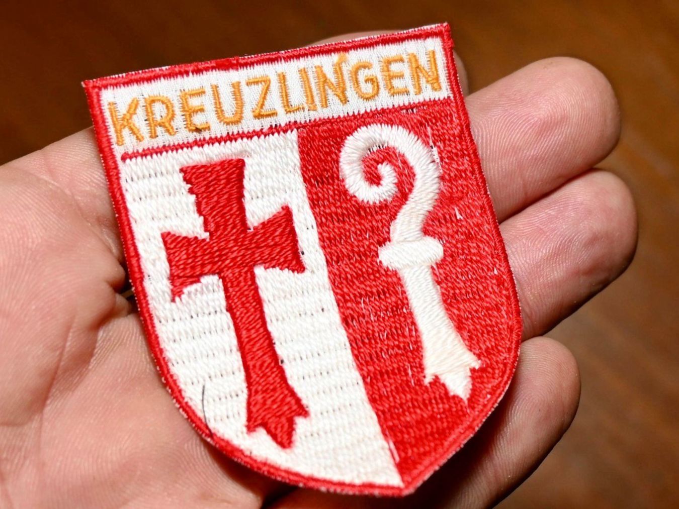 Swiss Placchette & Badge: WAPPEN Kreuzlingen PATCH badge AUFNÄHER – Usato da Pfaffhausen venduto da mono_rec