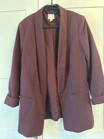 Damen Blazer H&M bordeaux Grösse 40 gebraucht