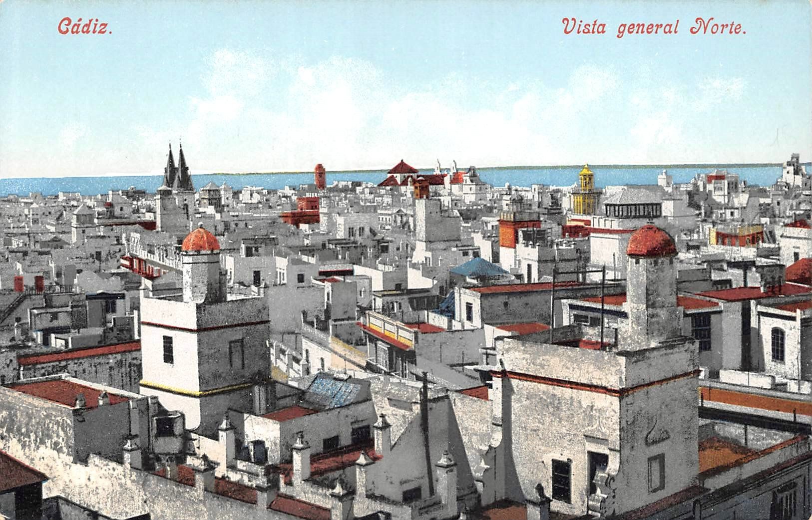 Cartes postales: Cadiz, Vista general Norte – D'occasion à Ottikon b.Kemptth. par Neptun1974