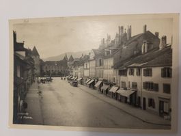 Ansichtskarte Yverdon La Plaine mit Gebaeude und Strasse RZ
