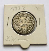 Sehr alter SILBER 2 Franken 1903 - s/ss