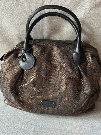 Picard Leder Handtasche Metallic Snake-Look – Neu & Unbenutz