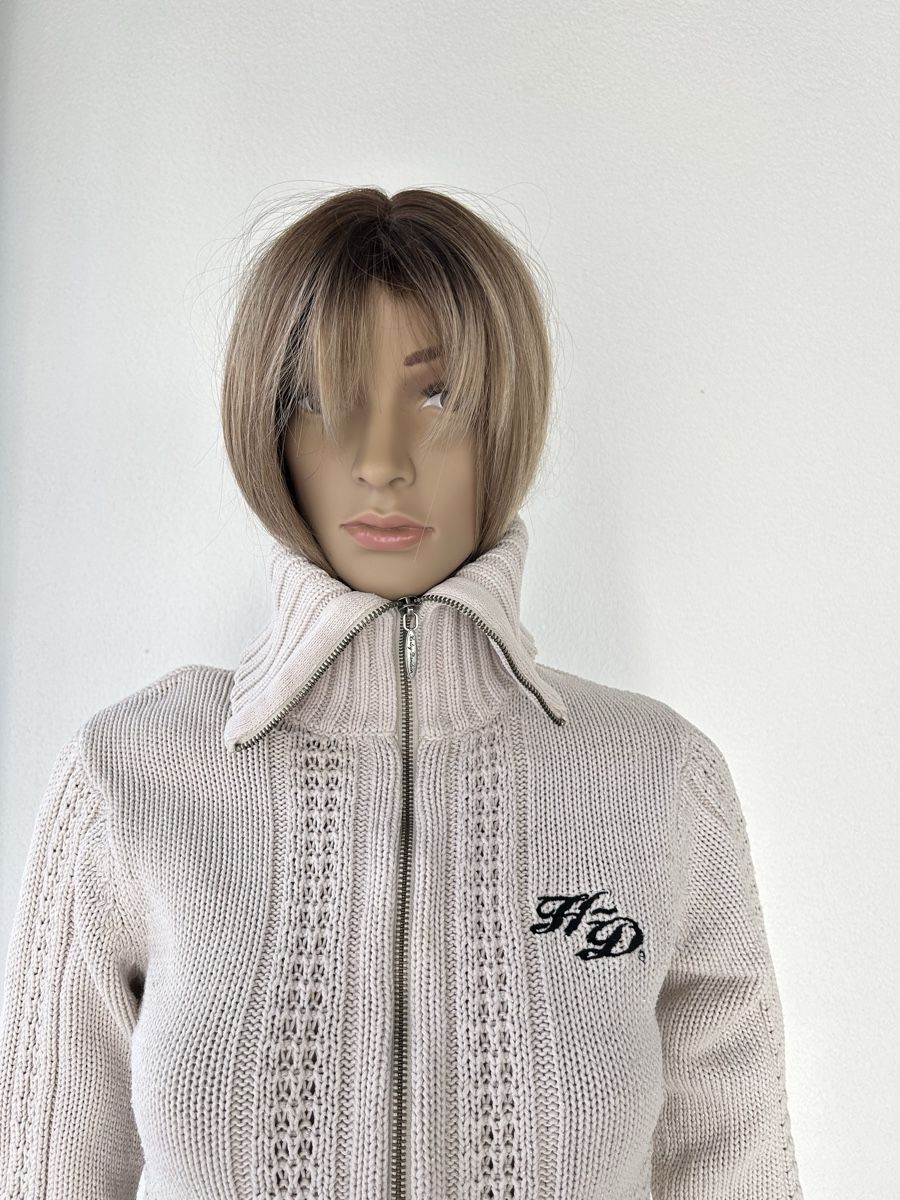 Pullover & Sweatshirts: Harley-Davidson Full Zip Cream Knit Sweater, Size Small – Neu (gemäss Beschreibung) aus Saland von ele_vc96 1