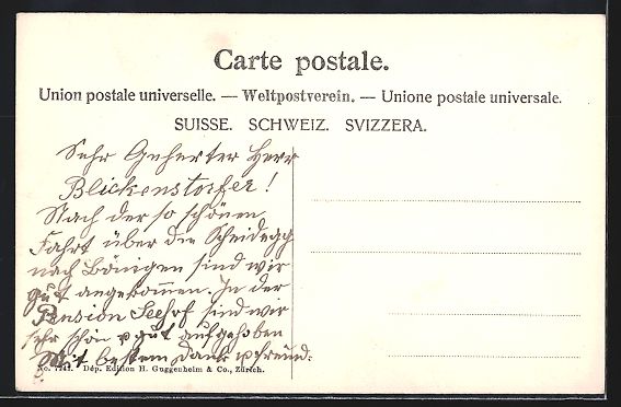 Cartoline postali: AK Bönigen, Panorama – Usato da Berlin venduto da bartko-reher 1