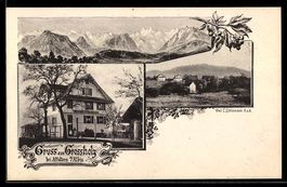 Grossholz bei Affoltern, Villa, Bergpano
