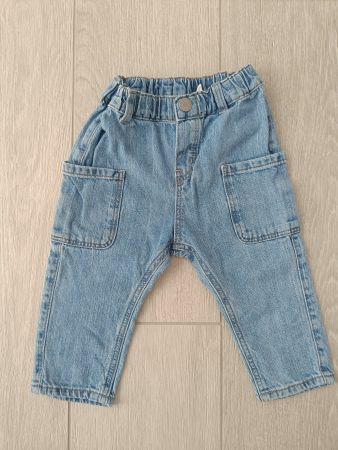 Kinder Jeans hellblau mit Elastikbund, Gr. 80