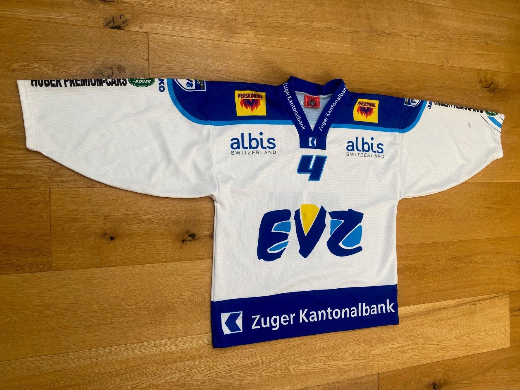 Canottiere & Pantaloni: EVZ Hockeyshirt Grösse S – Usato da küssnacht am rigi venduto da Daot 2
