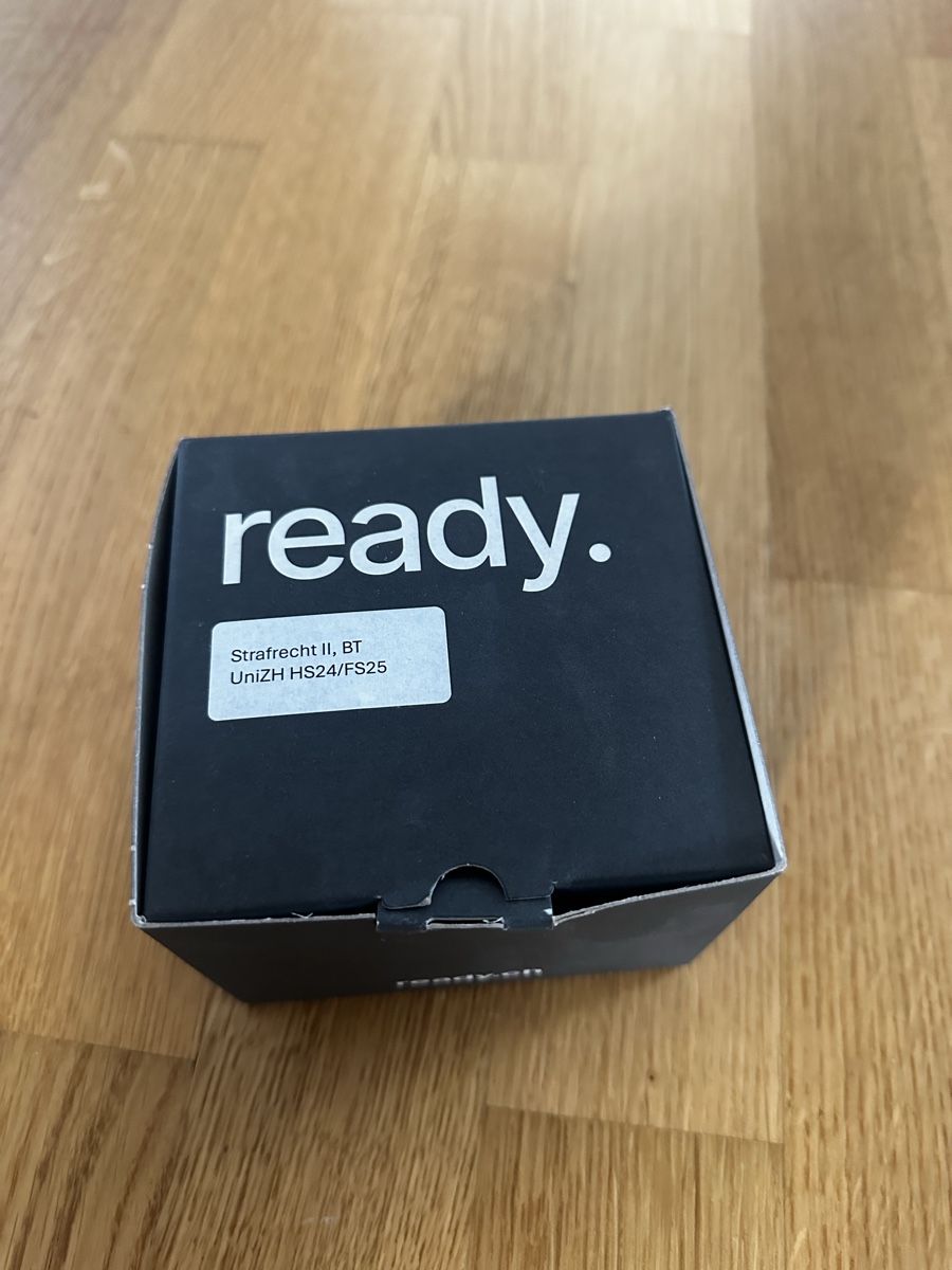 Libri: Ready Karteikarten Strafrecht BT – Usato da Wiesendangen venduto da ste_vv