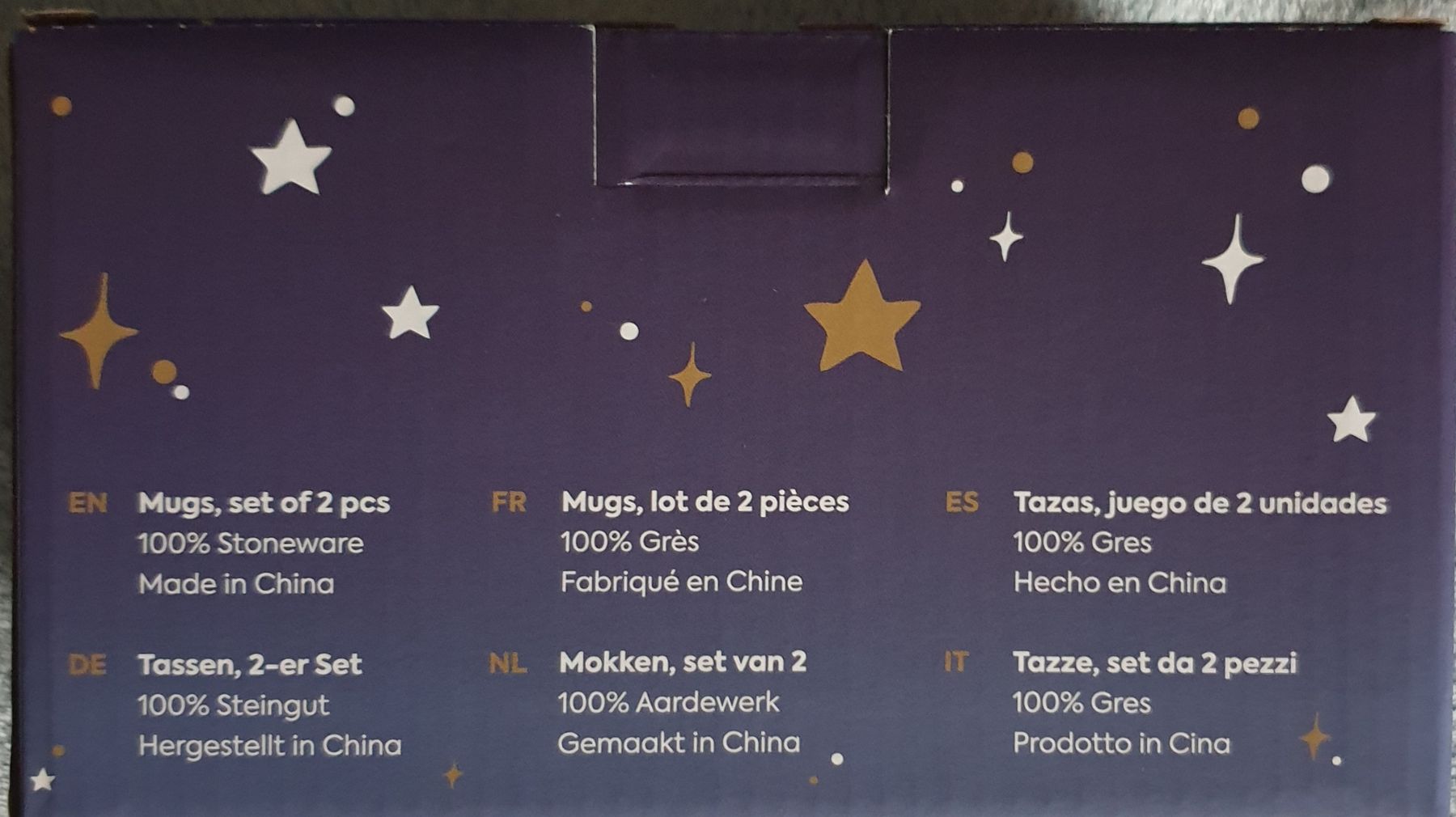 Tazze: 2 neue Becher, Set, blau/grau, 310ml, OVP – Nuovo e nell'imballaggio originale da Reinach BL venduto da Silvester1900 2